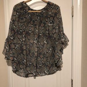Dress barn paisley top